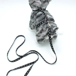 Kedi Yıldızlı Göğüs Tasması Ve Gezdirme Seti Ps9649 ürün görseli 1