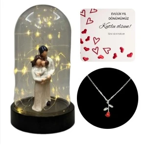 Fanus Teraryum Aile Kolye Hediyeli