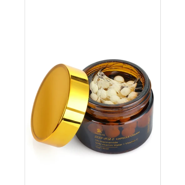 Kapsüllü Krem - Cilt Aydınlatıcı, Vitamin C Yoğun Nemlendirici Ve Leke Karşıtı Krem - 2