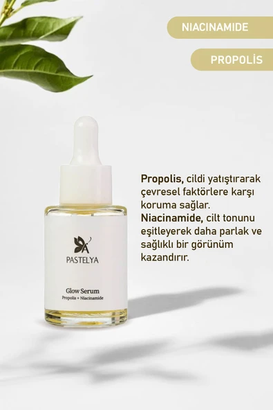 Glow Aydınlatıcı Yüz Serumu - Propolis Ve Niacinamide İçerikli - 3
