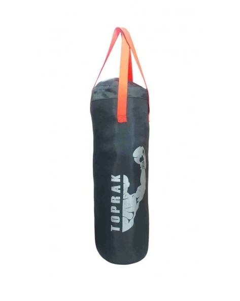 Boks Torbası Eldiven Ve Karabina Hediyeli İçi Dolu 60x22cm Füme - 1
