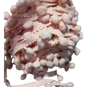 Sıralı Ponpon 1 Metre Somon ürün görseli 1