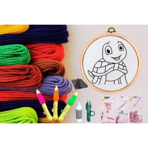 Punch Seti Nakış Seti Kasnaklı Kendin Yap Seti Seri 124 ürün görseli 1