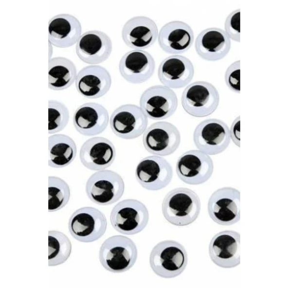Siyah Oynar Göz 25 Adet - Resim 3
