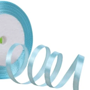 Saten Kurdele 6 Mm Mint 2 Metre - 1