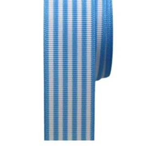 Tafta Çizgi Desen Kurdele 25 Mm Mavi 2 Metre ürün görseli 1