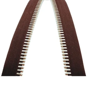 Demir Dişli Çanta Fermuarı En 3 Cm Bordo - 1