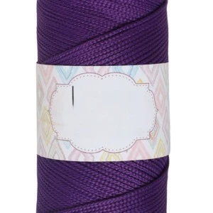 Makrome İpi 3mm Polyester Koyu Mor ürün görseli 1