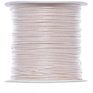 Paraşüt İpi, Bileklik-kolye Örgü İpi 1 Mm 50 Metre Ekru ürün görseli 1