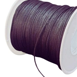 Paraşüt İpi, Bileklik-kolye Örgü İpi 1 Mm 50 Metre Füme - 1