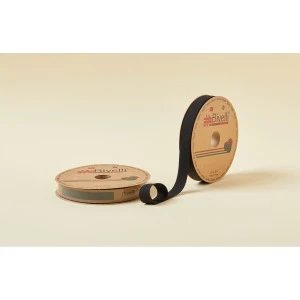 Biye Koton Katlı D12 Siyah 2 Cm 25 Metre %65 Koton %35 Polyester ürün görseli 1