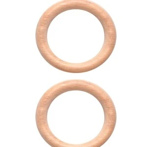 Amigurimi Ahşap Halka 7 Cm 2'li ürün görseli 1