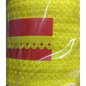 Çamaşır Lastiği Dantelli 1 Cm 1 Metre Sarı ürün görseli 1