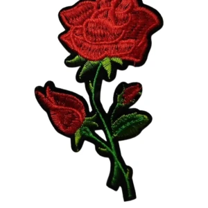 Aplike Ütü İle Yapışan Gül Büyük Arma 15x5 Cm ürün görseli 1