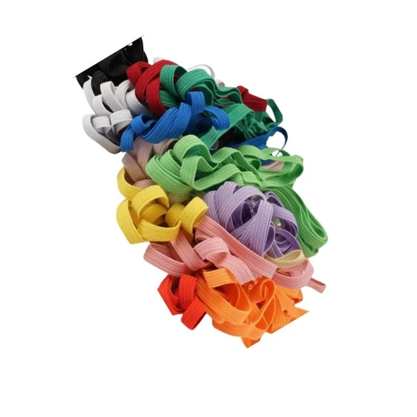 Çamaşır Lastiği Düz 1 Cm  1 Metre Krem - Resim 2