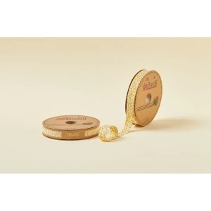 Biye Çiçekli Katlı A03 Sarı 2 Cm 25 Metre %65 Koton %35 Polyester ürün görseli 1