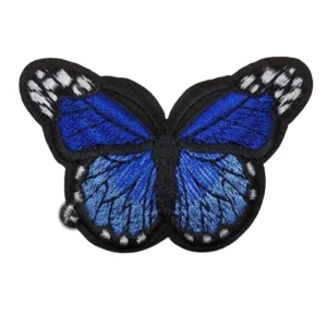 Aplike Ütü İle Yapışan Kelebek Lacivert Arma 7x5 Cm ürün görseli 1