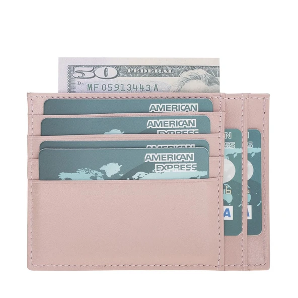 Zip Deri Fermuarlı Kartlık ZPCH NU2 Pembe - 2