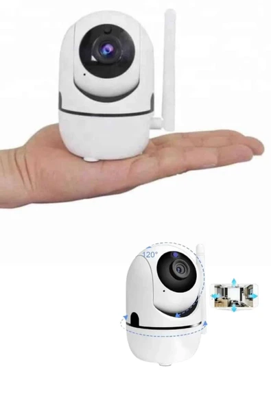 Kablosuz Wifi Destekli Akıllı Güvenlik Kamerası Hareket Sensörlü - Resim 4