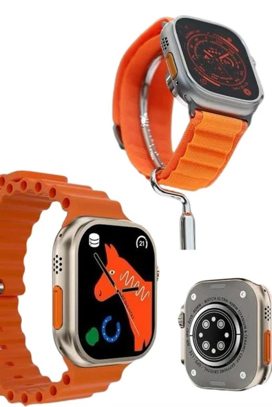 Yeni Nesil Bluetooth Bağlantılı Akıllı Saat Sosyal Medya Girişli Uyku Takibi - Resim 4