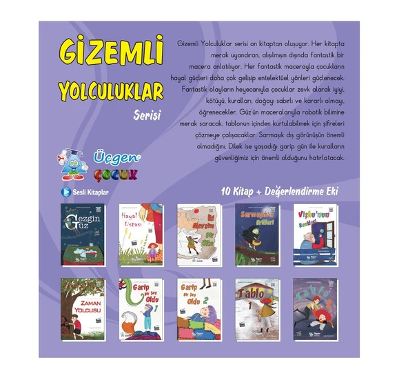 GİZEMLİ YOLCULUKLAR Serisi - 10 Kitap + Değerlendirme Eki ürün görseli 1