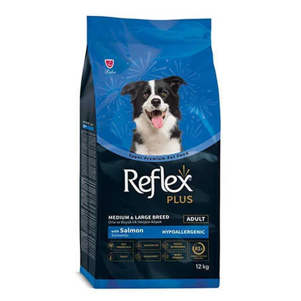 Reflex Plus Somonlu Orta ve Büyük Irk Yetişkin Köpek Maması 12 Kg ürün görseli 1