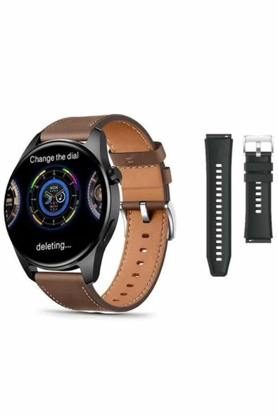 Akıllı Saat 1.5 Inç Amoled Ekran Çift Kordonlu GPS NFC Uyumlu - Resim 3