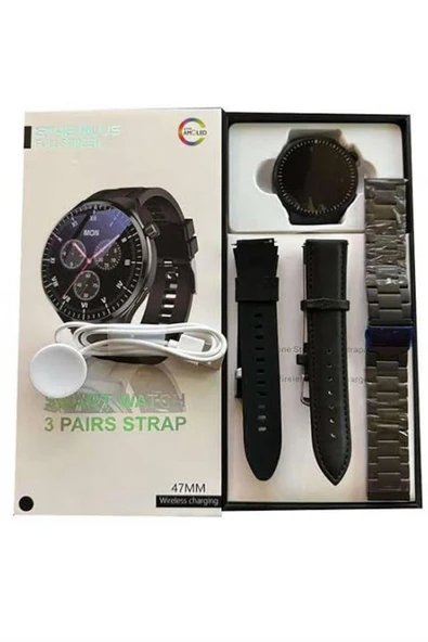 Akıllı Saat Yeni Nesil Üç Kordonlu Nabız Ölçer Çağrı Cevaplama - 3