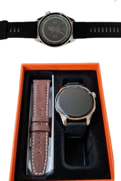 Akıllı Saat 1.5 Inç Amoled Ekran Çift Kordonlu GPS NFC Uyumlu - Resim 4