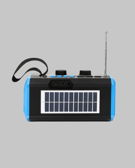 J-IPOX P520 Bluetooth Hoparlör 8W Güçlü Ses Solar Şarj FM Radyo - Resim 5