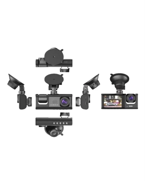G-Sensör ve Hareket Algılama Destekli 1080p Araç İçi Güvenlik Kamerası - 3