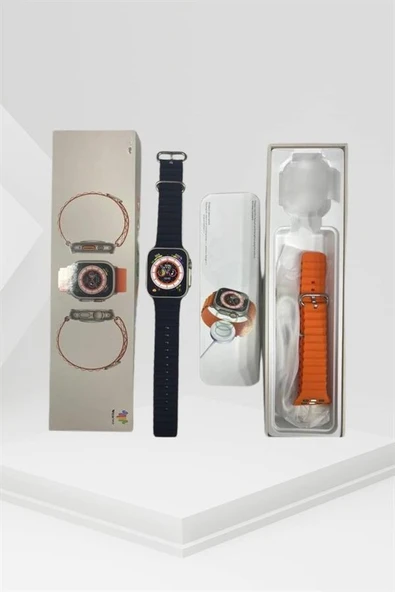 yeni nesil Akıllı Saat Android ve İOS Uyumlu 49 MM NFC Özelliği GPS Takibi - Resim 3