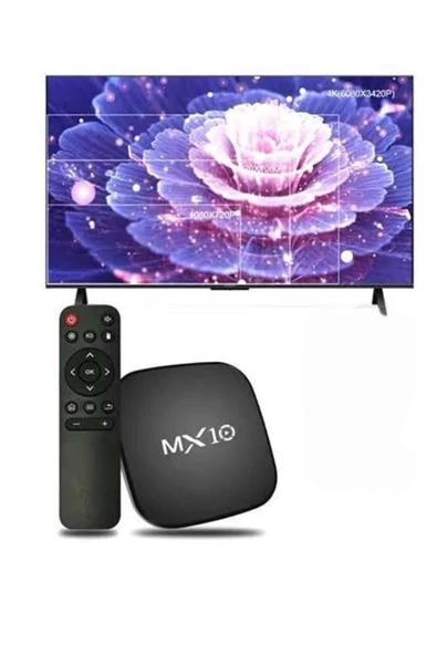 2.4G Wifi Tv Box Medya Oynatıcı TV Uyumlu MX Box Kutusu Android TV - 2