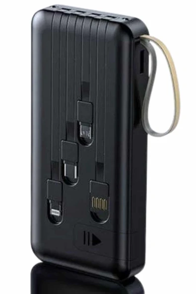 4 Çıkışlı 20.000 Mah Powerbank Uzun Pil Ömürlü Taşınabilir - 4