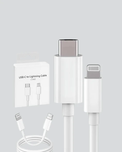 Aşırı Şarj ve Pil Koruması ile Akıllı Çipli Lightning Kablo 1.2m - 5