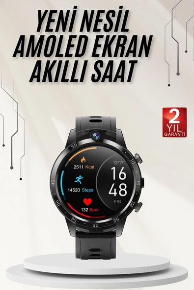 Akıllı Saat 3 Kordon Akıllı Saat Android ve İOS Uyumlu Uzun Ömürlü Titreşimli ürün görseli