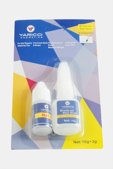 Yarıccı Tırnak Yapıştırıcı Blisterli + Fırçalı - 1