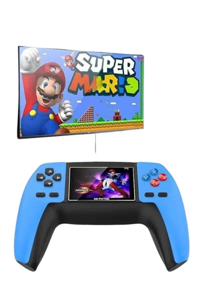 Retro Konsol P5 Uyumlu Taşınabilir 520 Oyunlu Kablosuz Game Stick - 1