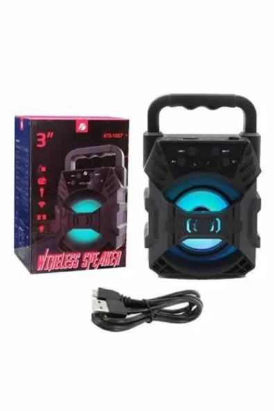 Bluetooth Hoparlör Android ve İOS Uyumlu Ses Bombası USB Girişli Taşınabilir - 5