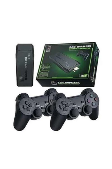 Retro Game Stick Çift Kol Kablosuz Atari Oyun Konsolu 2.4g Uyumlu - Resim 3