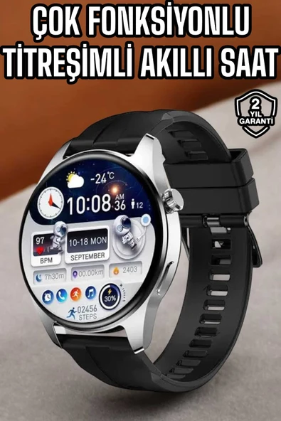 Akıllı Saat Tema Değiştirme Titreşimli Bluetooth Bağlantılı NFC Ve GPS Uyumlu ürün görseli