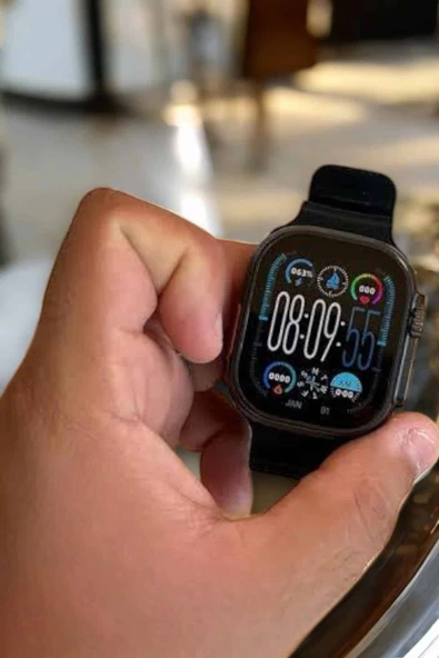 Akıllı Saat Amoled Ekran NFC Uyumlu Spor Modları Android ve İOS Uyumlu - Resim 5