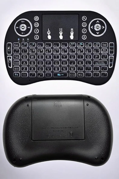 Işıklı Kablosuz Mini Q Klavye Tüm Cihazlara Uyumlu - 5