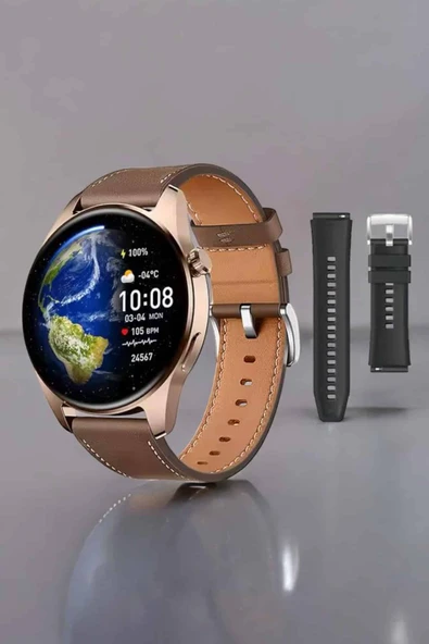 Akıllı Saat Tema Değiştirme Titreşimli Bluetooth Bağlantılı NFC Ve GPS Uyumlu - Resim 3