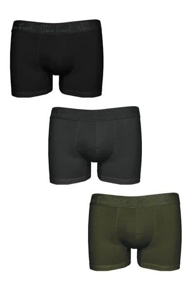 JOHN FRANK ÜÇLÜ MODAL BOXER Multicolor Multicolor XXL ürün görseli