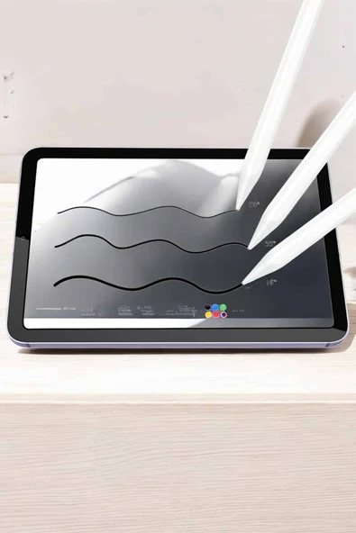 Tablet Kalemi iOS Android Windows Uyumlu Yedek Uçlu Universal Çizim Kalemi - 3