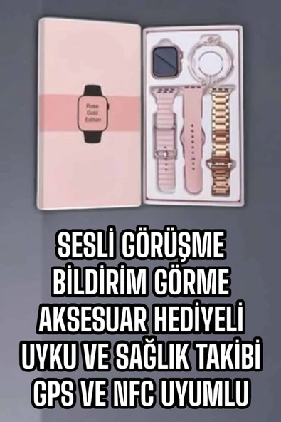 Akıllı Saat Bluetooth Bağlantılı Aksesuar Hediyeli GPS Takibi - Resim 4