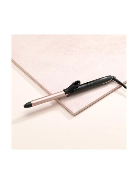 Babyliss Saç Maşası 210 Derece, 19mm Gövde, Kuvars-Seramik Kaplama, 6 Dijital Isı Ayarı, Rose Quartz, C450E - 3