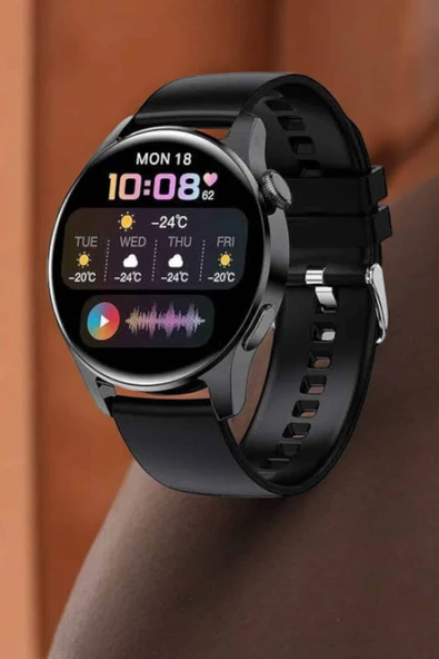 Akıllı Saat Çok Fonksiyonlu Yeni Nesil Bluetooth Bağlantılı Sesli Görüşme - Resim 4