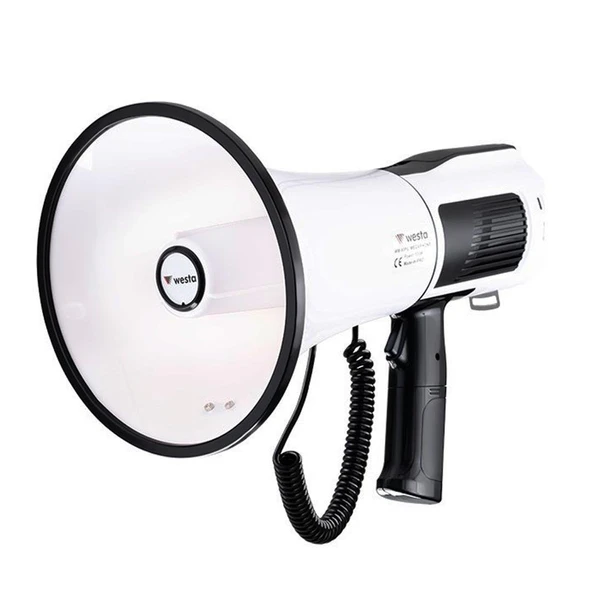 Westa WM-90UBT USB-SD-AUX-MP3-Bluetooth Şarjlı Mikrofonlu 100 Watt Megafon